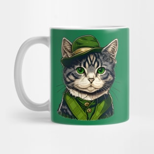 Cat Lover St. Patrick's Day Mug